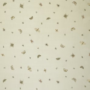 BUGS BUTTERFLIES & LEAVES WITH JEWELS ON SILK - F333CSK