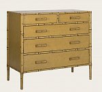 TRO040A - FAUX BAMBOO CHEST WITH FIVE DRAWERS (1)