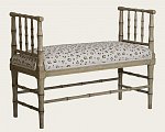 TRO067 - FAUX BAMBOO BENCH WITH SIDE RAILS (3)