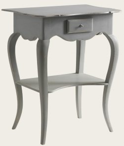 PRO031 - BEDSIDE TABLE WITH CURVED LEGS