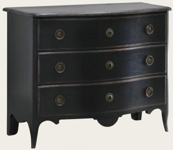PRO043 - COMMODE WITH CARVED BASE & CURVED LEGS