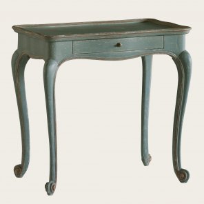 PRO080 - SIDE TABLE WITH CURVED LEGS & ONE DRAWER