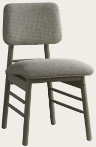 MID010 - CHAIR WITH SQUARE UPHOLSTERED BACK