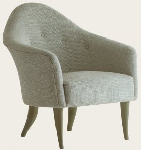 MID026A - ARMCHAIR WITH CURVED BACK SMALL