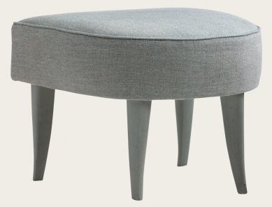 MID027 - FOOTSTOOL FOR ARMCHAIR WITH CURVED BACK