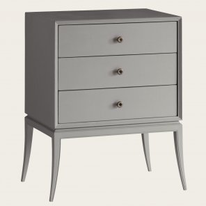 MID0044 - SMALL CHEST WITH THREE DRAWERS & BRASS PULLS