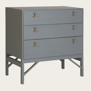 MID054A - CHEST WITH THREE DRAWERS & T-BAR HANDLES