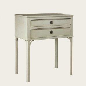 GUS031L - BEDSIDE TABLE WITH TWO DRAWERS LARGE