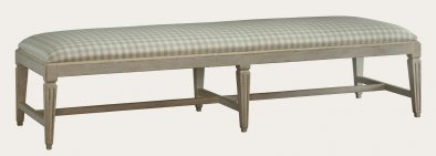GUS064 - BENCH WITH FLUTED SQUARE LEGS