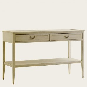 GUS099 - CONSOLE WITH TWO DRAWERS & BOTTOM SHELF