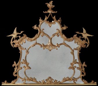 Chippendale overmantel 1760