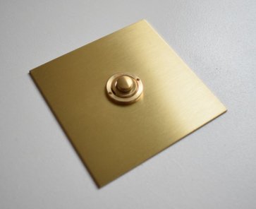 Tlačítka (button) Brushed Brass