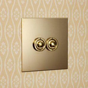 Tlačítka (button) Unlacquered Brass